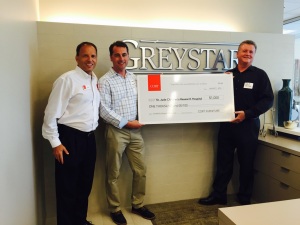 Pictured: Pete Regules (CORT), Larry Kallestad (Greystar– Senior Director), Richard Friedman (Greystar– Senior Director)